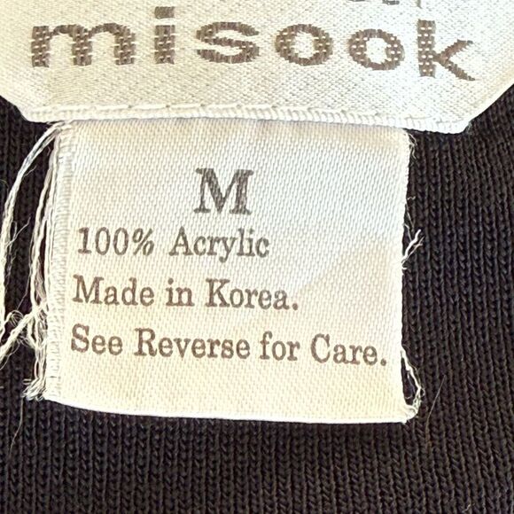Exclusively Misook Black Women's Tunic Top M - Picture 4 of 6